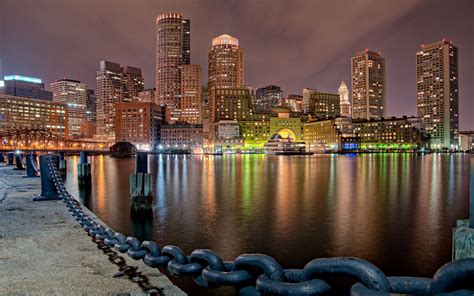 Boston Skyline Wallpapers Download Free Pixelstalknet