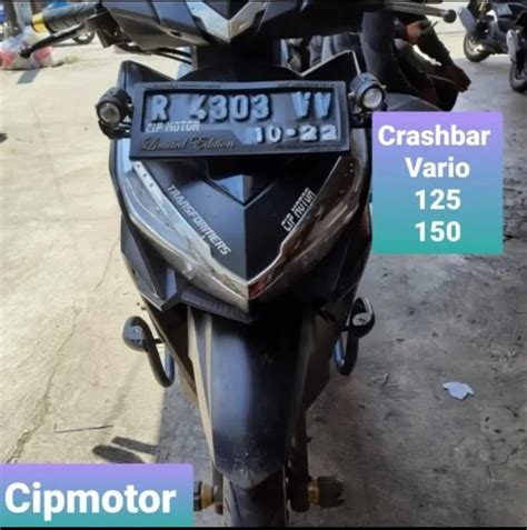 Crashbar Honda Vario Tubular Dudukan Lampu Vario