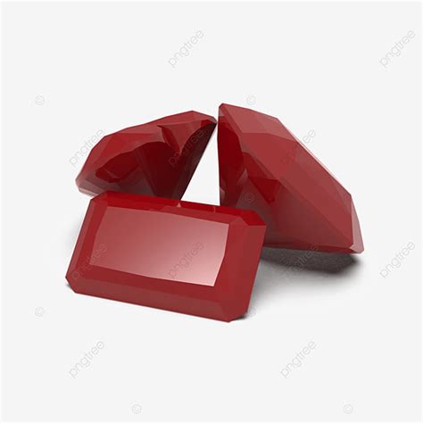 Piedra Preciosa De Lujo De Roca Sólida De Rubí Rojo PNG Rojo Rubí