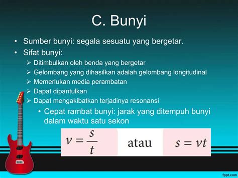 Getaran Gelombang Dan Bunyi Kelas 8 Ppt