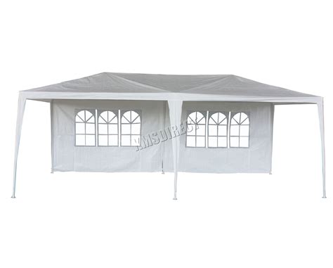 Foxhunter 6m X 3m Party Tent Marquee Gazebo Two Support Beams