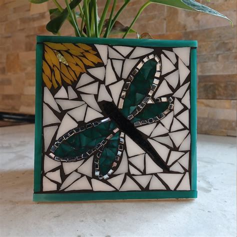 Mosaic Dragonfly - Etsy