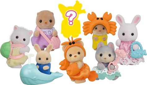 Calico Critters Baby Sea Friends Series Blind Bags Surprise Set