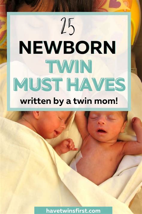 Two Twin Babies Sleeping In Their Crib With Text Overlay That Reads 25