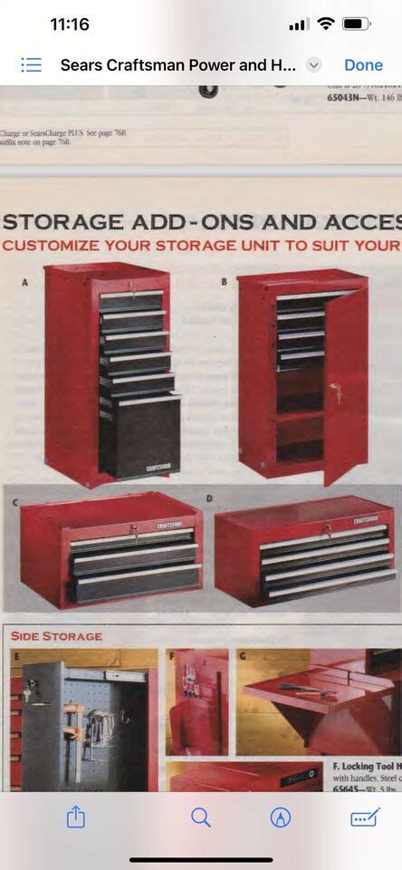 Craftsman 4 Drawer 12 Middle Tool Box Mid Intermediate Chest Red Usa Ebay