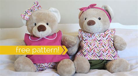 Free Pattern For Easy To Sew Teddy Bear Clothes Build A Bear Its