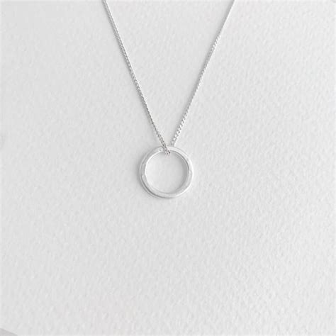 Insieme Circle Pendant Silver - Susi Cala Jewelry