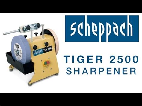 Scheppach Tiger 2500 Wet Stone Grinder Sharpener YouTube