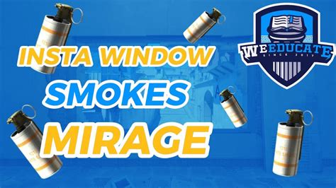 Mirage Insta Window Smokes For CS2 YouTube