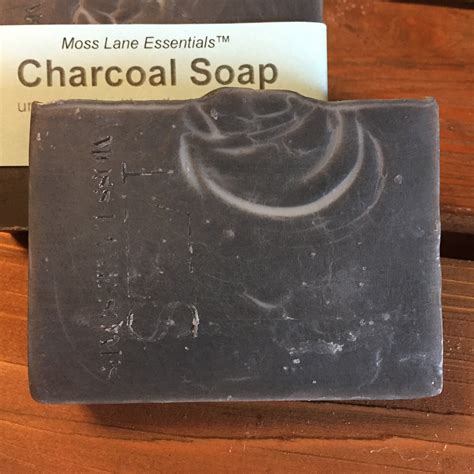 Activated Charcoal Unscented Cold Process Soap With Shea Butter 4 Oz