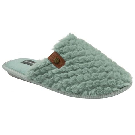 Buy the Dunlop sage green Iris slippers at www.dunlopslippers.co.uk