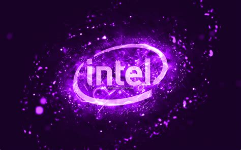 Neon Intel Wallpapers Wallpaper Cave