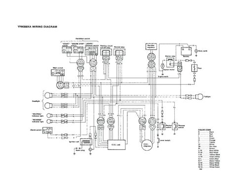 Wiring Diagram Yamaha Warrior 350