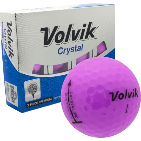 Volvik Crystal 3 Piece Golf Balls