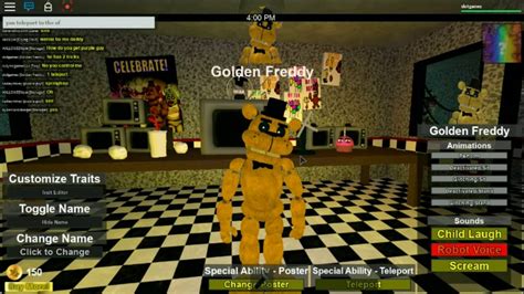 Roblox Freddy Fazbear