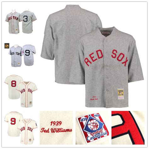 Throwback Boston Red Sox 3 Babe Ruth Jimmie Foxx 8 Carl Yastrzemski 9