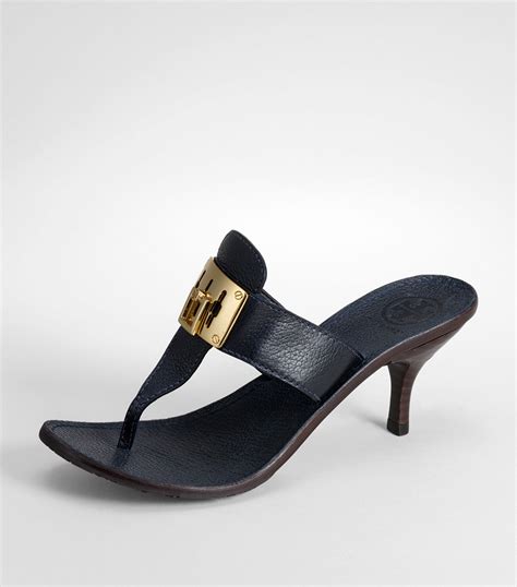 Tory Burch Sibyll Sandal In Blue Navy Lyst