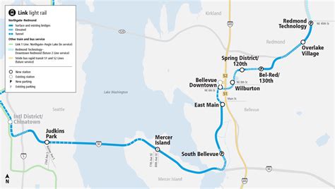 Tacoma Link Light Rail Expansion Map Shelly Lighting