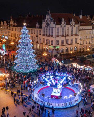 Weihnachtsmarkt In Breslau Wroc Aw Polen Journal