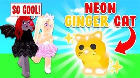 Neon Cat In Adopt Me