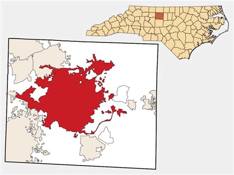 Greensboro NC Geographic Facts Maps MapSof Net