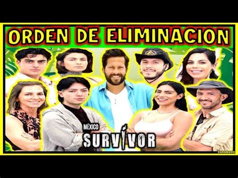 Survivor Mx Orden De Eliminacion Tv Azteca Reality Youtube