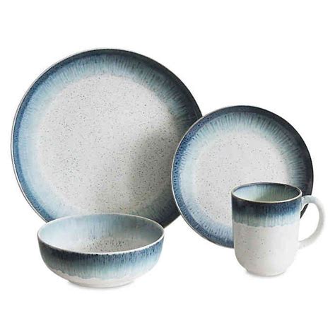 Baum Marina 16 Piece Dinnerware Set In Blue Bed Bath Beyond