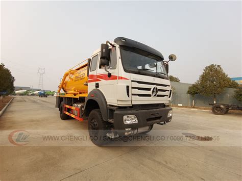 Beiben Liters Vacuum Sewage Truck Chengli Special Automobile Co