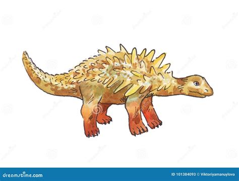 Ankylosaurus Illustration, Drawing, Engraving, Ink, Line Art, Vector ...