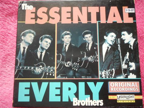 Everly Brothers The Essential 3 Cd Box Set 1995 Etsy