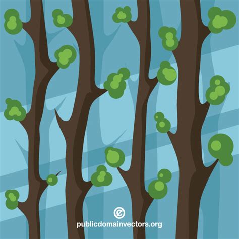 Forest trees image Royalty Free Stock SVG Vector