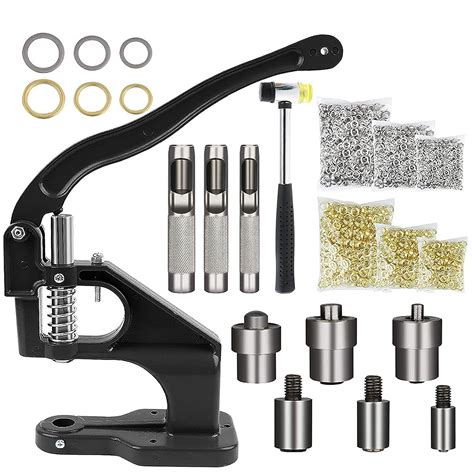 Amazon Hand Press Grommet Machine Eyelet Hole Punch Tool Kit