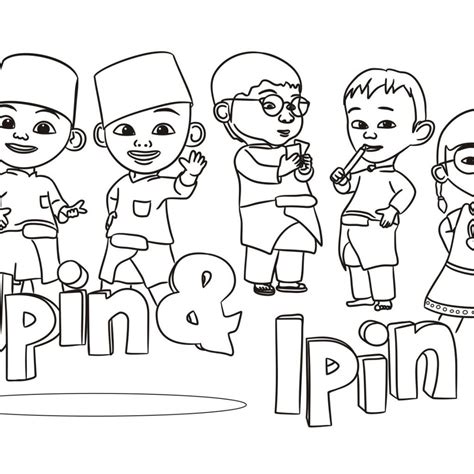 gambar mewarna upin ipin terbaru Upin ipin dan kawan-kawan ~ d ...