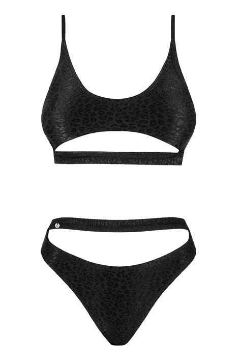Sportlicher Bikini Schwarz