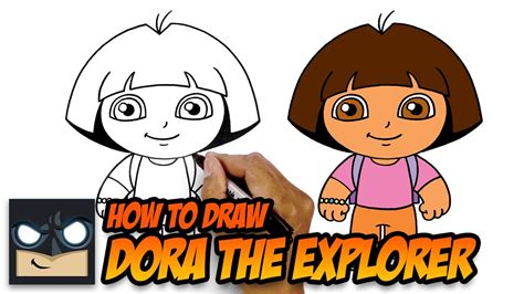 How To Draw Dora The Explorer Youtube