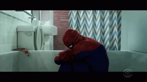 Spider Man Crying GIF - Spider Man Crying Sad - Discover & Share GIFs