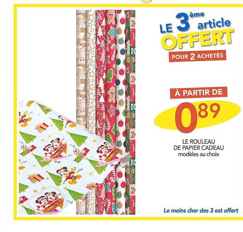 Promo Le Rouleau De Papier Cadeau Chez Stokomani ICatalogue Fr