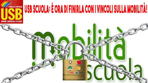 Usb Pubblico Impiego Scuola Mobilità Ancora Vincoli Per Usb Scuola è Ora Di Finirla