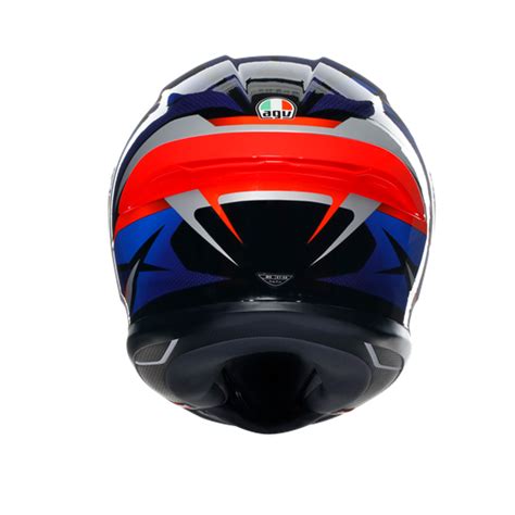 Casco Agv K6 S SLASHCUT BLACK BLUE RED Talla L 59 60 Integral De Moto