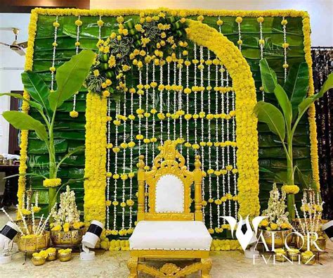 Banana Leaf Decoration For Haldi Wedding Secrets