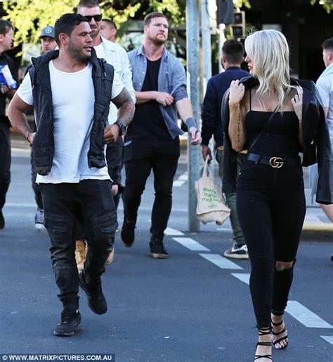 Mafs Telv Williams And Dean Wells Out In Melbourne Daily Mail Online