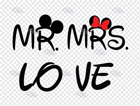 Mr Mrs Love Mickey Mouse Minnie Mouse T Shirt Mrs The Walt Disney