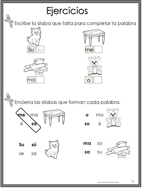 Spanish Worksheet With Pictures Of Animals And Letters