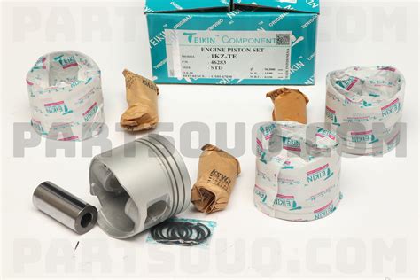 Piston Set Std Kz Te Set Of Std Teikin Parts Partsouq