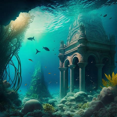 The sunken city of Atlantis by DOLBOZHUY on DeviantArt