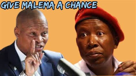 Why Former Chief Justice Mogoeng Mogoeng Tell Public Give Malema A