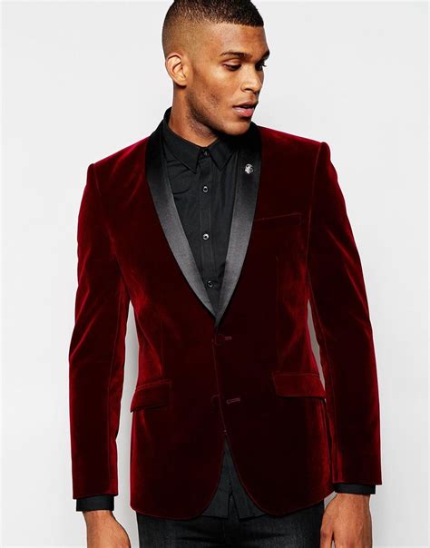 Image Result For Red Velvet Blazer Mens Mens Red Velvet Blazer