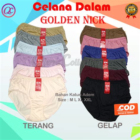 Jual Cd Golden Nick Celana Dalam Katun Setengah Lusin Isi Pcs Dan