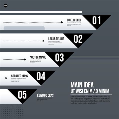 Futuristische Corporate Chart Vorlage Auf Grauem Hintergrund N Tzlich