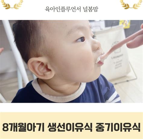 8개월아기 중기이유식생선 섭취량 아기생선큐브 가자미이유식 네이버 블로그